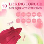 Rose-Sucking-Vibrator-10 Speed-Clit-Nipple-Sucker-Massager-Toy-use Lubricant US