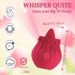 Rose-Sucking-Vibrator-10 Speed-Clit-Nipple-Sucker-Massager-Toy-use Lubricant US