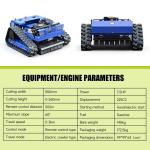 Gasoline Remote Controlled Tracked Lawn Mower RATO 225cc 7HP - Free Shipping