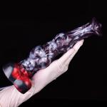 10 inch Squirting Silicone Fantasy Dong Anus Training for Women Lesbians Toys