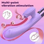 Lady Magic Wand Personal Massager Vibrator Neck Body Massage Multi-speed 2pcs 