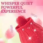 Rose-Sucking-Vibrator-10 Speed-Clit-Nipple-Sucker-Massager-Toy-use Lubricant US