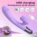 Lady Magic Wand Personal Massager Vibrator Neck Body Massage Multi-speed 2pcs 