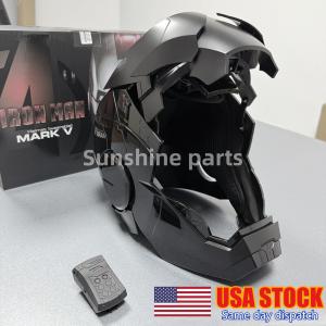 2025 Autoking Iron Man Black MK5 Helmet Electronic Wearable Voice-control Mask
