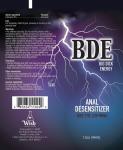 BDE Anal Desensitizer Cream 1.5oz
