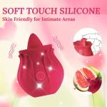 Rose-Sucking-Vibrator-10 Speed-Clit-Nipple-Sucker-Massager-Toy-use Lubricant US