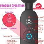 Powerful Massager Wand Vibrator Handheld Heating Massager for Women Rechargeable