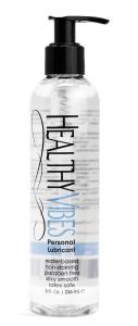 Water Based Personal Lubricant 8 oz by Healthy Vibes - Intimate Lube for Couples