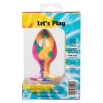 Calexotics Cheeky Large Tie-Dye Plug Anal Toy Silicone Hp-Se0439153