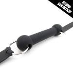 Premium Heavy-Duty BDSM Bondage Silicone Locking Bit Gag