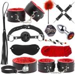 BDSM Bondage Restraints for Adult Toys, 12 Pcs Bondage Gear and Accessories S...
