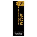 Wet WOw Maximum O Clitoral Arousal Gel 0.5 Fl. Oz/15ml Easy Clean Long Lasting