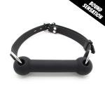 Premium Heavy-Duty BDSM Bondage Silicone Locking Bit Gag