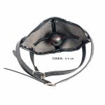 Bondage Half Face Mask with Mouth Gag Plug Slave Stuffed BDSM Couples Game Toys