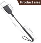18 Inch Horse Whip, Premium Riding Crop Horse Whip for Equestrian Sports,Black,