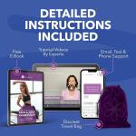 IntimateRose Vibrating Pelvic Wand for Pelvic Muscle Pain Relief - Pelvic Physic