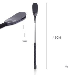 BDSM Riding Crop Horse Whip Flogger Spanking Ass PU Leather Paddle Roleplay Toys