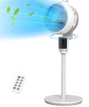 ABOLEF PEDESTAL FAN FOR BEDROOM, REMOTE CONTROLLED, WHOLE ROOM AIR CIRCULATOR