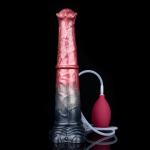 Squirting Simulated Ejaculate Fantasy Dildoe 10 Inch Suction-Cup Dong Women Toys
