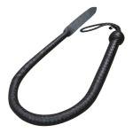 Genuine Cowhide Leather Black Color Bull Whip, Bullwhip Tail Whip Impact Whip