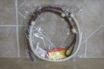 NEW over under 4 ft raw hide leather braided whip Showman barrel racing horse