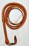 Handmade Genuine Kangaroo Hide Leather Bullwhip 12ft Long Indiana Jones Tan Whip