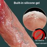 Liquid Silicone Realistic Huge Dong Suction Cup for Women Use Lubricant