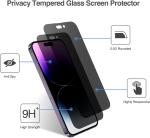3X For iPhone 17 16 15 14 13 12 11 Pro Privacy Tempered Glass Screen Protector