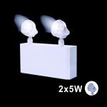 Remote-Controlled Emergency Lights, 700 Lumens, 6V Battery Pack, 2x5W