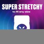 Tandem Couples Vibrating Ring, Personal Massager, 1 Count, Violet