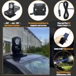 Versatile 360° Remote-Controlled LED Searchlight for Trucks & Boats,  Rated