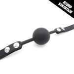 Premium Heavy-Duty BDSM Bondage Silicone Locking Ball Gag