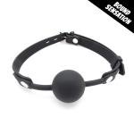 Premium Heavy-Duty BDSM Bondage Silicone Locking Ball Gag