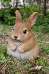 Rabbit Chubby Garden Statue Small Rabbit Decor Bunny Ornament
