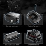 MJX H12Y RC Car 1:12 Off Road Remote Controlled Rock Crawler Brushless 2S 7.4V