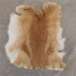 5pcs Genuine Rabbit Pelt Fur Skin Hides Tanned Real Bunny Leather For DIY Crafts
