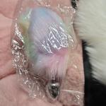 Furry Fox + Bunny Tail Plug Metal Stopper Butt Adult Couple Fun Bedroom Play