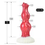 7" Fantasy Monster Dildoes Silicone Anus Plug Soft Adult Toy Use Lubricant