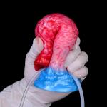 Fantasy Ejaculating Dildoe Demon Inflatable Plug Silicone Toy  Use Lubricant