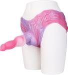 Hollow Soft Silicone Fantasy Penis Extender Pant Underwear Lesbian Panties Toys