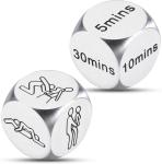 Sex Dices Couples Toys in Bedroom Gifts 10th Anniversary Tin Gifts for Him Her 2