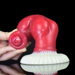 7" Fantasy Monster Dildoes Silicone Anus Plug Soft Adult Toy Use Lubricant
