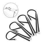 BDSM Real Cowhide Leather Restraints l Wrist, Ankle Cuffs Full Body Harness Set