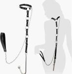 All-in-One BDSM Set with Adjustable Anal Hook, Restraints & Towing Rope for Coup