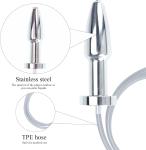 Urethral Dillator with Smooth Double Head Stainless Steel Plug Adult Toys - Cath
