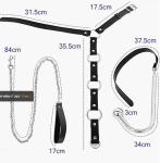 All-in-One BDSM Set with Adjustable Anal Hook, Restraints & Towing Rope for Coup