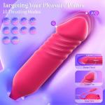 For-Rose-Sucking-Vibrator-Clitoral-Thrusting-Dildo-Toy-10 Speed-USE Lubricant