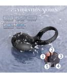 New Seal Svakom Tyler Silicone Rechargeable Clitoral Stimulator Couple's Ring