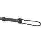 Indiana Jones Bullwhip Genuine Leather Black 4 Feet Long 12 Plait Bull Whip