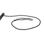 Indiana Jones Bullwhip Genuine Leather Black 4 Feet Long 12 Plait Bull Whip